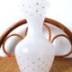 Vase en verre opalin aux étoiles