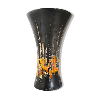 Vintage diabolo vase by Jean Varoqueaux