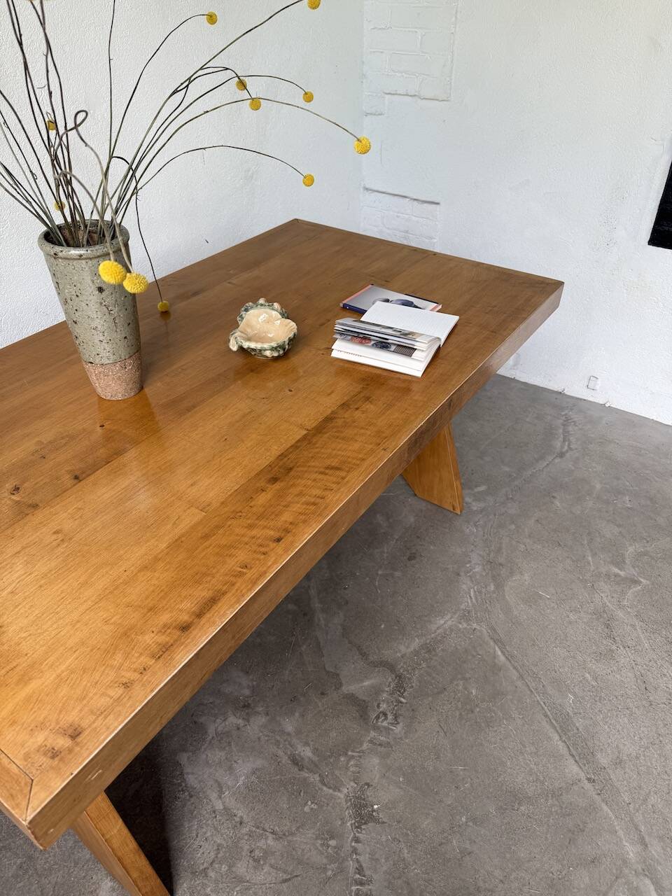 1950s beech mountain furniture table