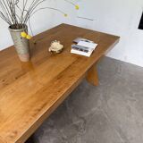 Table, mobilier de montagne en hêtre, 1950