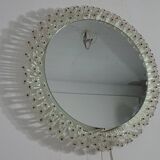 Austrian Illuminated Flower Mirror, 1960s