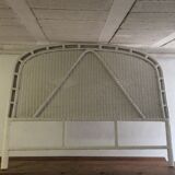 Rattan bedhead vintage