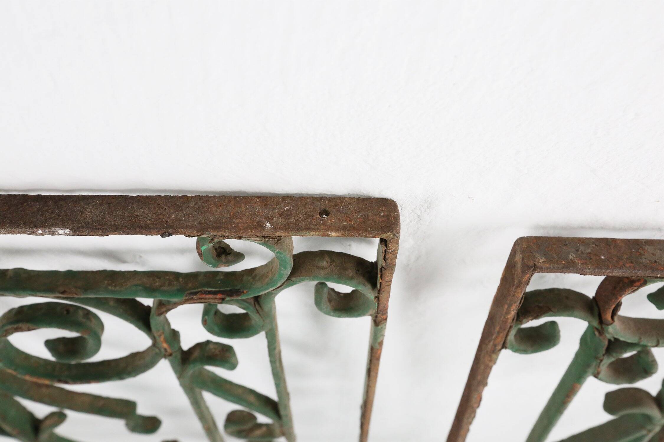 Art Deco Cast‑Iron Wall Decorations, Belgium, 1930s