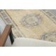 1970s Vintage Turkish Hand-Knotted Wool Cotton Orange Runner Rug 77x314