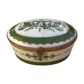 Boîte en porcelaine de Limoges