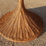 Side table foot Tulip rattan round