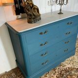 Marble top chest of drawers