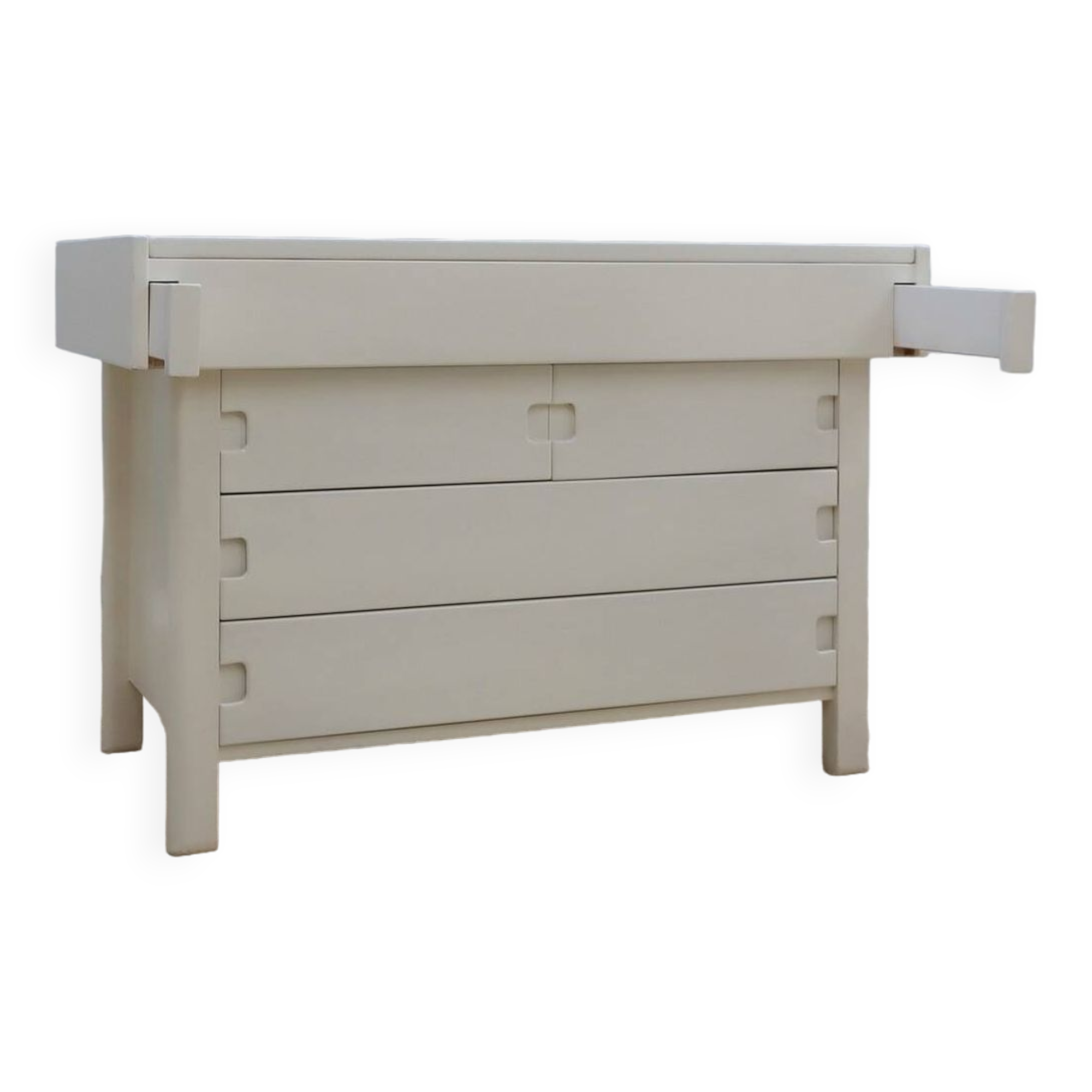 Saporiti vintage chest of drawers dressing table 1970s