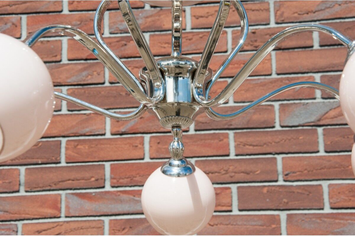 Midcentury Modern Chandelier, Poland, 1950s