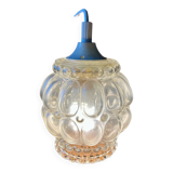 Vintage bubble glass pendant lamp