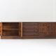 Vintage Brutalist Sideboard solid wood , Spain 1970s