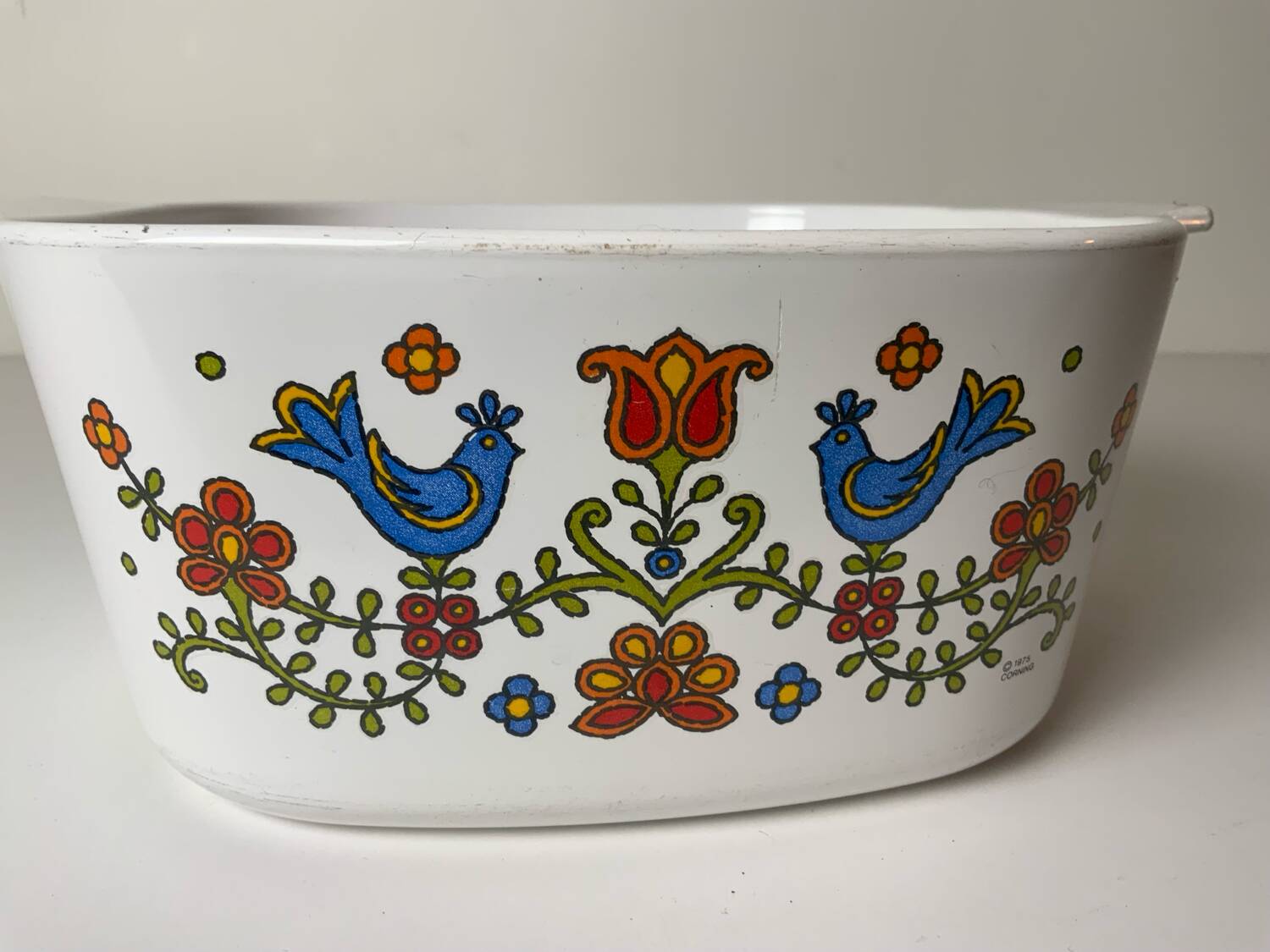 Seventies Corning dish