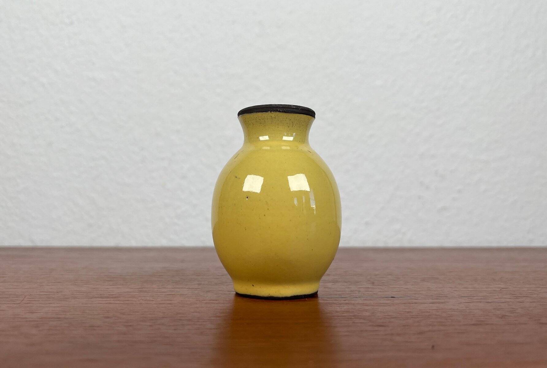 Petit vase carafe en poterie d'atelier du milieu du siècle de BKW Böttger Keramik Wandsbek, Hambourg, Allemagne, années 1960