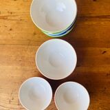 Porcelain bowls Longchamps polka dots