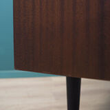 Bibliothèque en acajou, design danois, années 1970, production Omann Jun