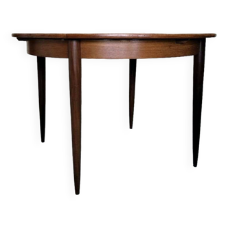 Table ronde vintage en teck