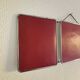 Miroir vintage 1960 triptyque barbier coiffeuse Arpin grenadine - 27 x 69 c