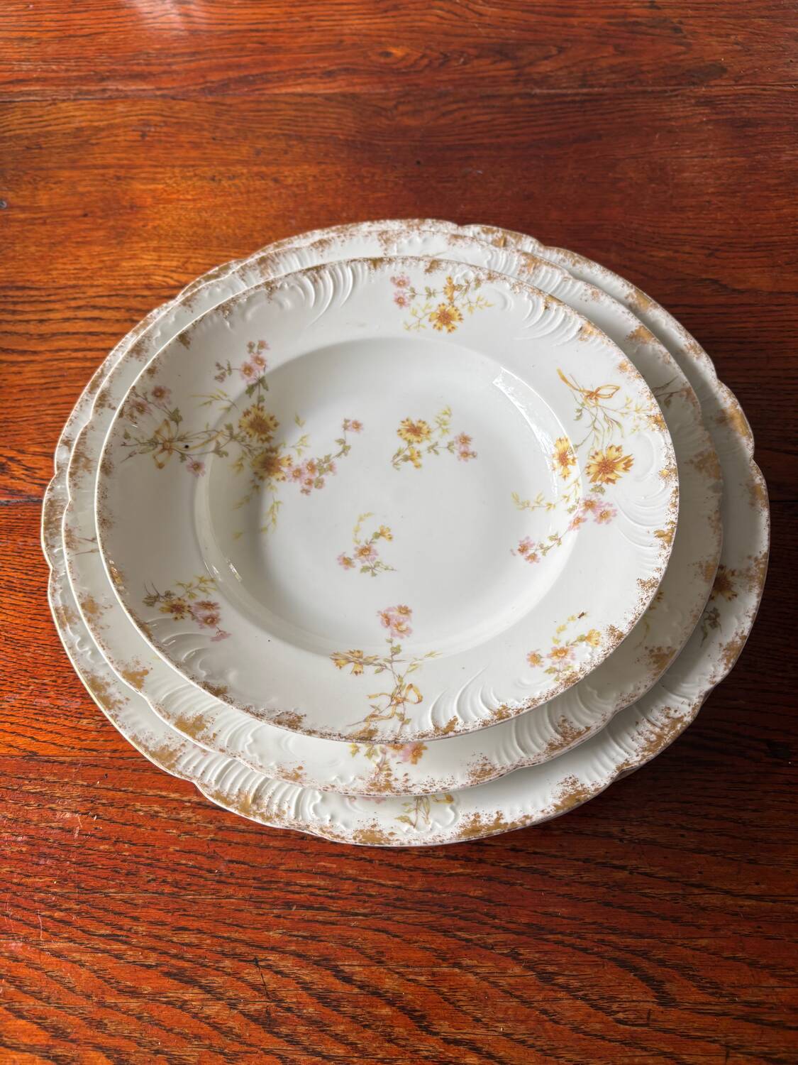 Rare service de table en porcelaine Haviland fin 19eme