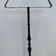 Floor-standing chandelier / antique candle holder, made of wrought iron.