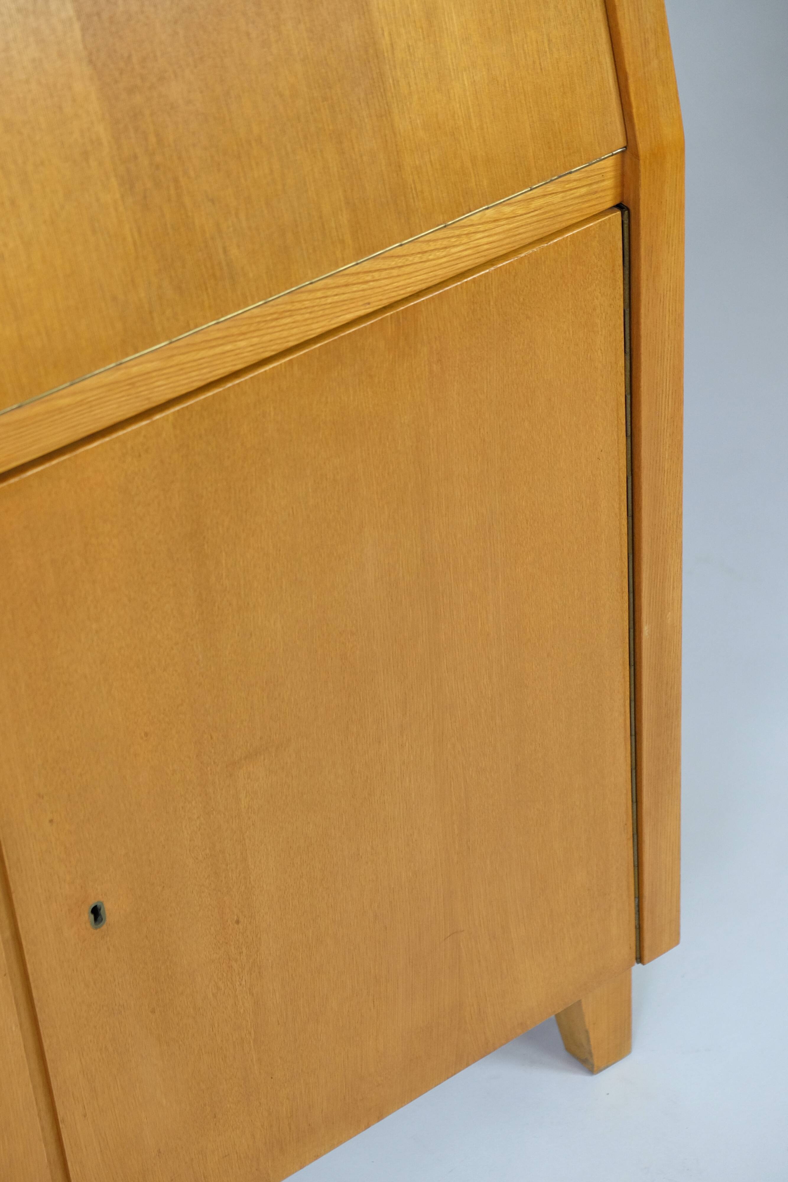 Vintage secretary desk cabinet Rüster 60s 70s midcentury