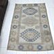 Tapis Oushak bleu et beige sku 1163