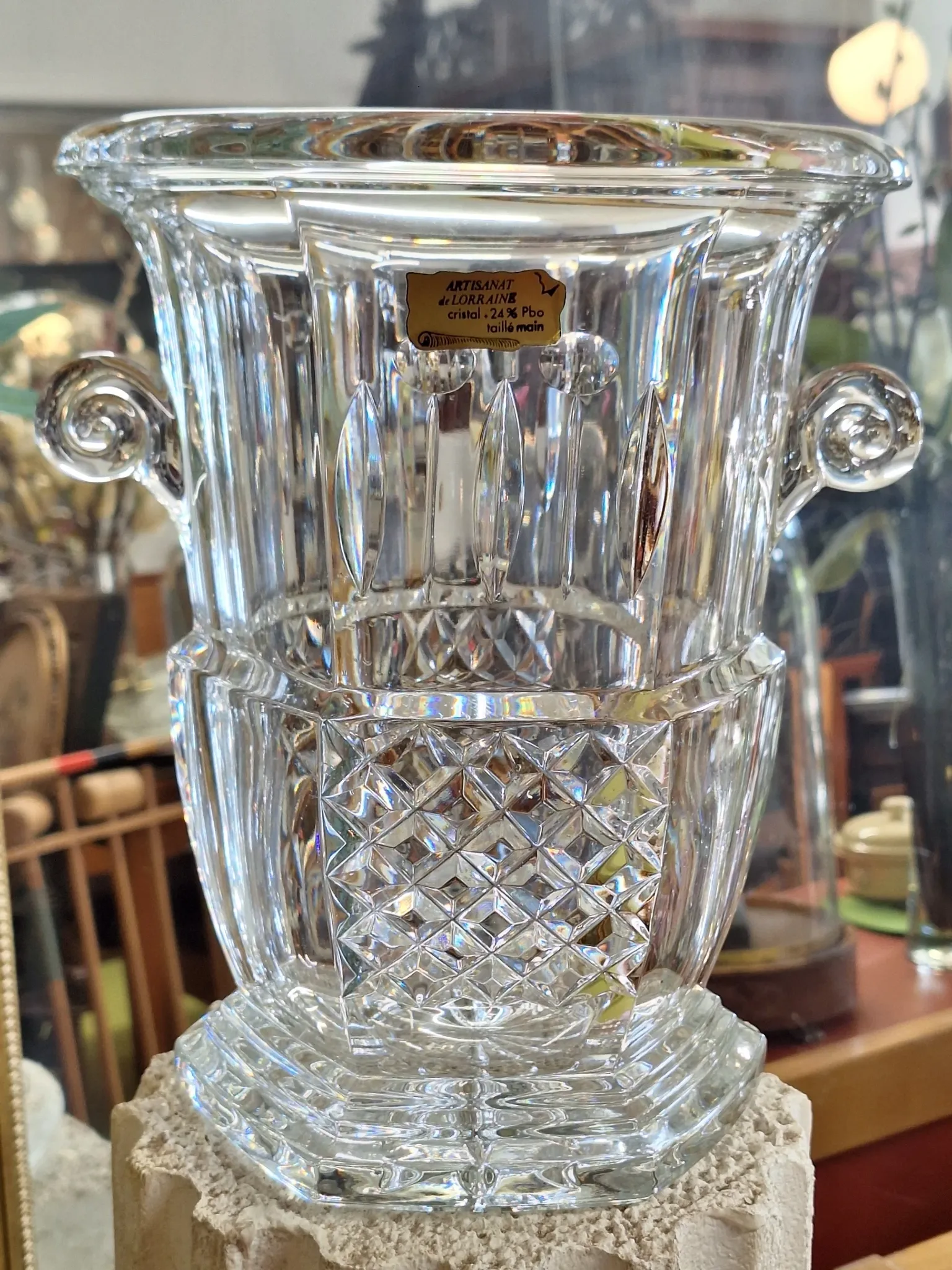 Crystal champagne bucket