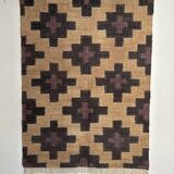 120 x 180 cm - tapis kilim en coton jute