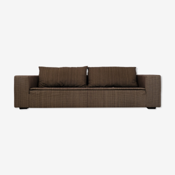Grembo sofa by Armani Casa silk fabric