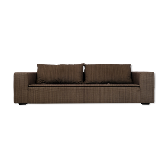 Grembo sofa by Armani Casa silk fabric