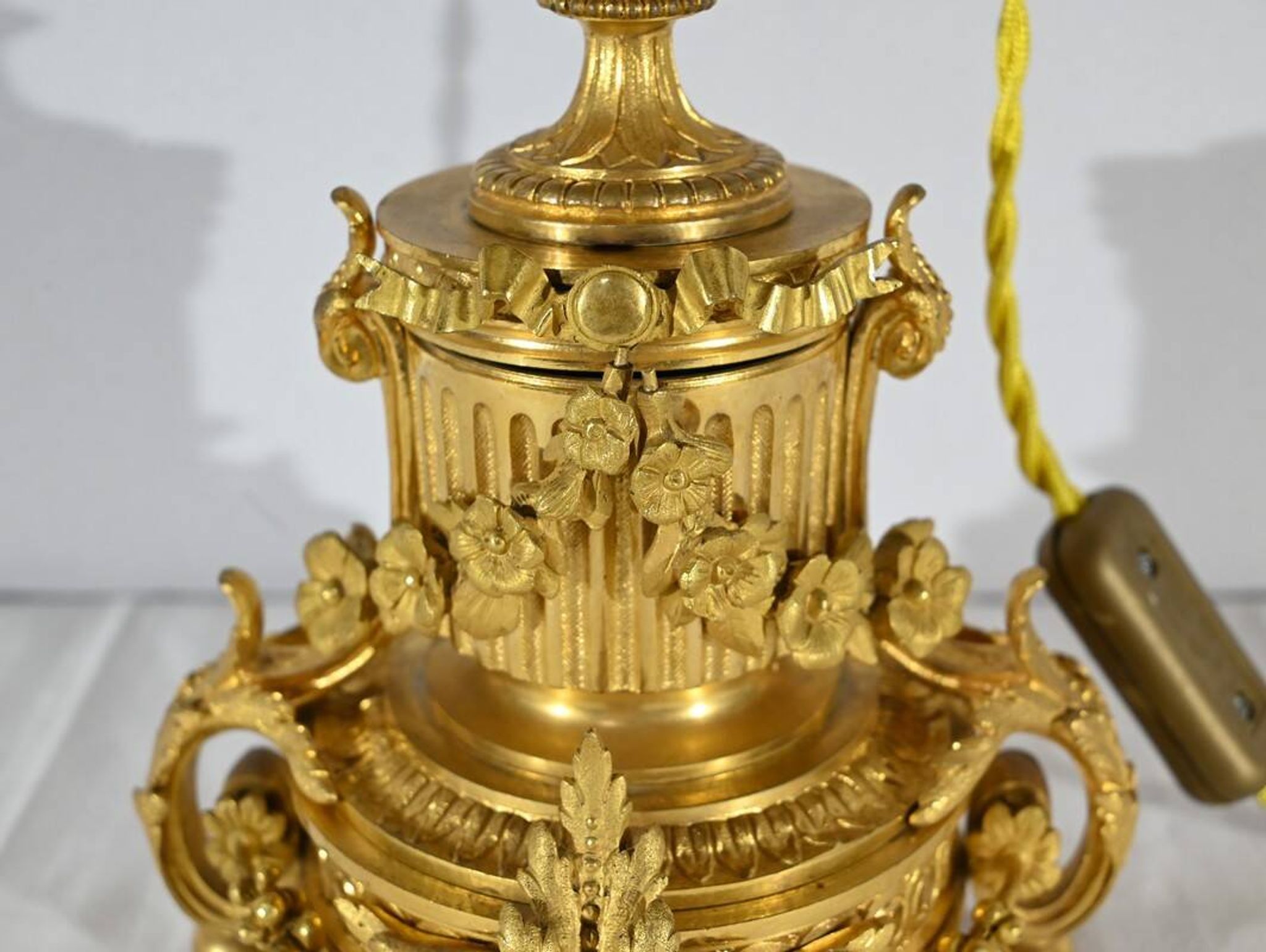 Lampe en Bronze Doré, époque Napoléon III – Milieu XIXe