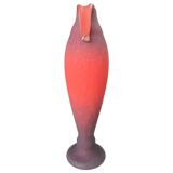 Large Art Deco Vase Signed Delatte Nancy