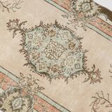 Geometric Handknotted Wool Rug