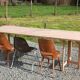 Table de ferme pliante 250 cm, 8/10 personnes