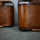 1939s Pair of Art Deco Bedside Tables, Czechoslovakia