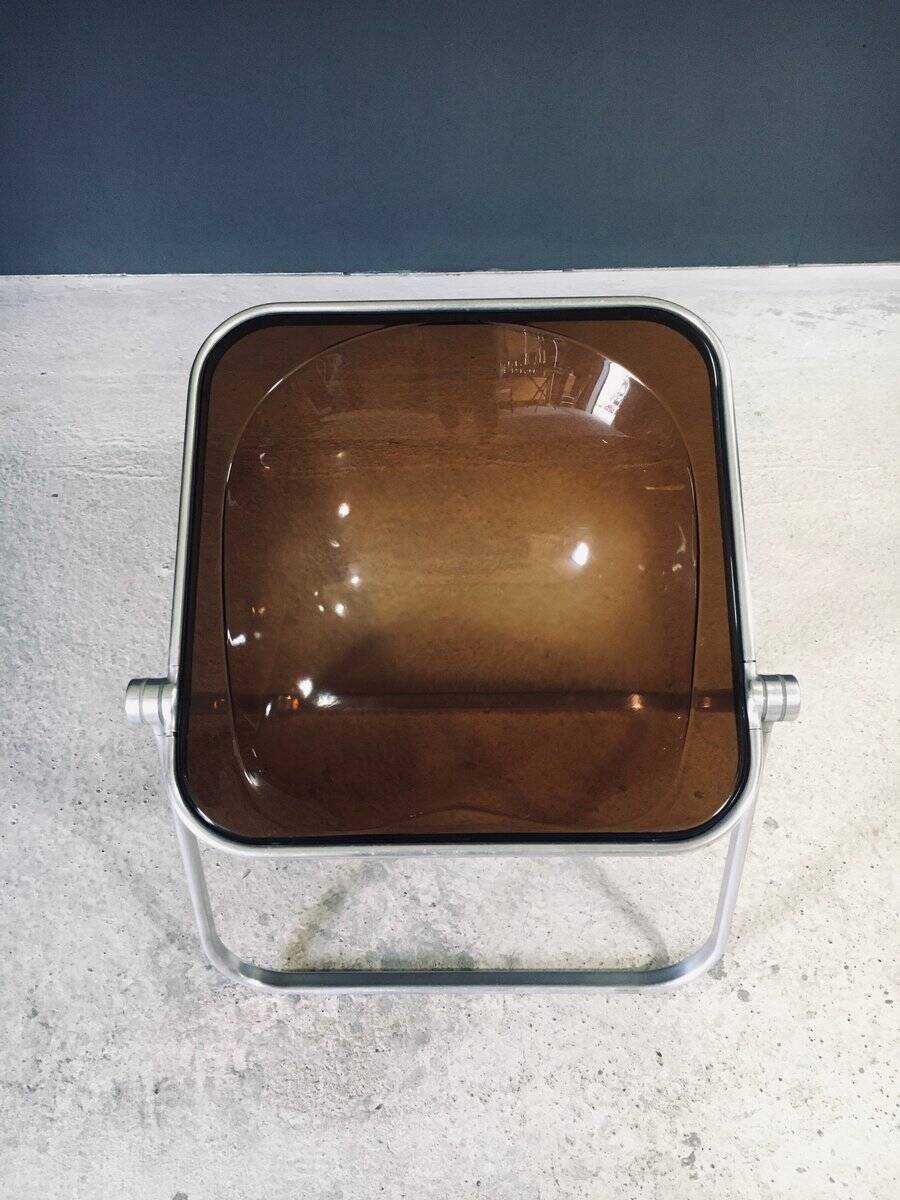 Mid-Century Modern Plona Chair by Giancarlo Piretti for Castelli, Italy, 1970s