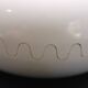 Mebel Clam ashtray from the 1970s by Alan Fletcher in white.