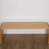 Scandinavian pine bench 1970