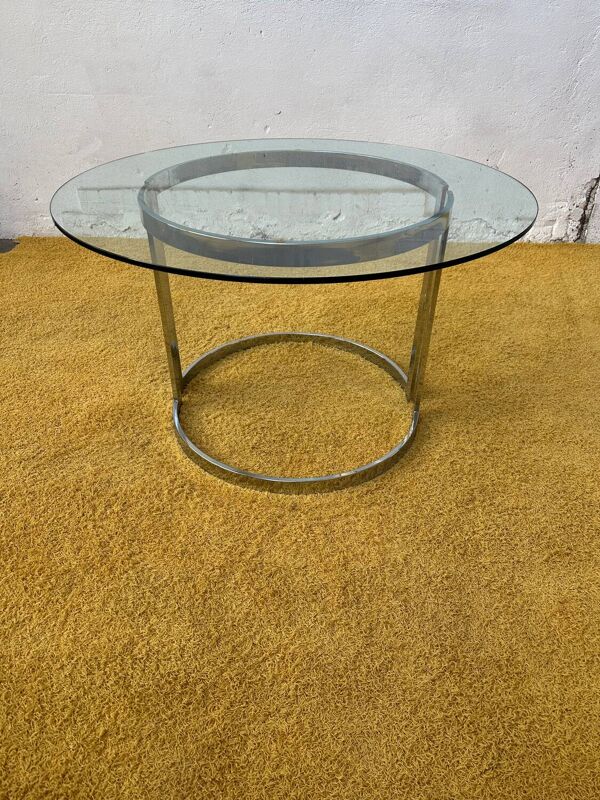 Table à manger en verre Vittorio Introini