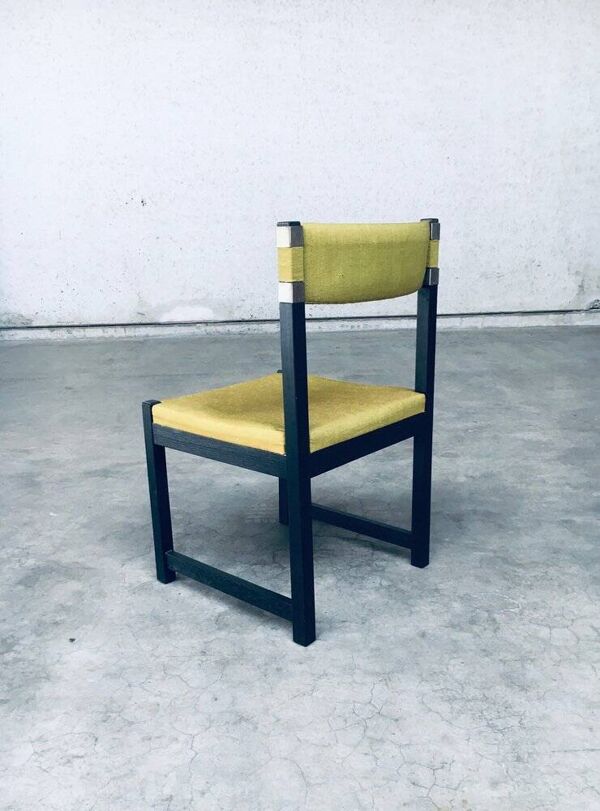 Mid-Century Modern Dining Chair Set by J. Batenburg for Mi, Belgium 1969, Set of 6