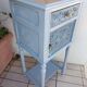 Chevet en bois peint