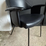 Black armchair from the 1950s