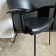 Fauteuil noir années 50