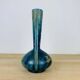 Art Nouveau vase from Pierrefonds in blue crystalline enamels.