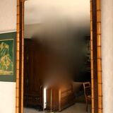 Mirror pitchpin XIXème two-tone bamboo collection circa 1870 napoleon iii