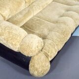 three-seater sofa designed by Adriano Piazzesi, produced in Italy during the 1970s. Upholster