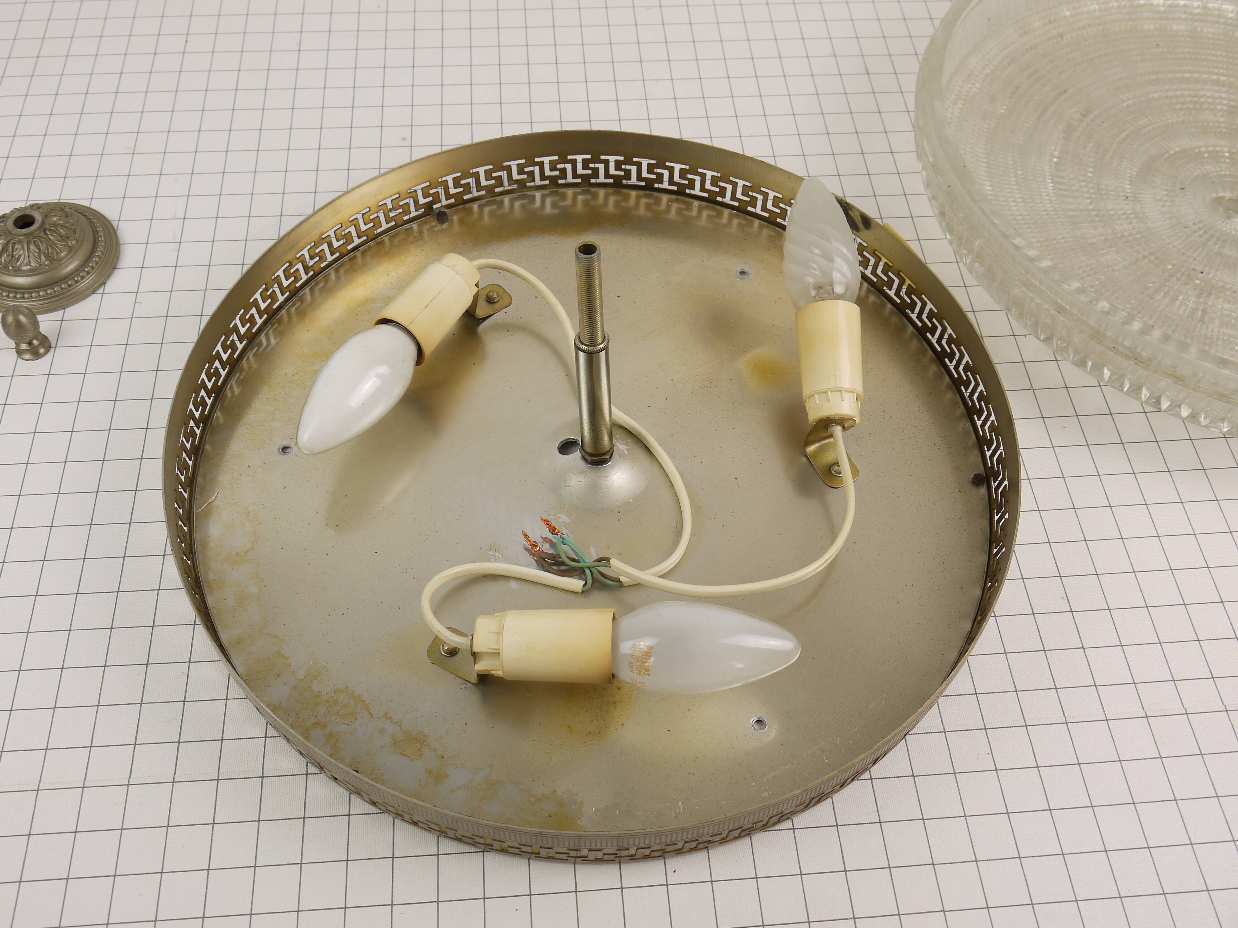 Lucien Gau 3 light ceiling light