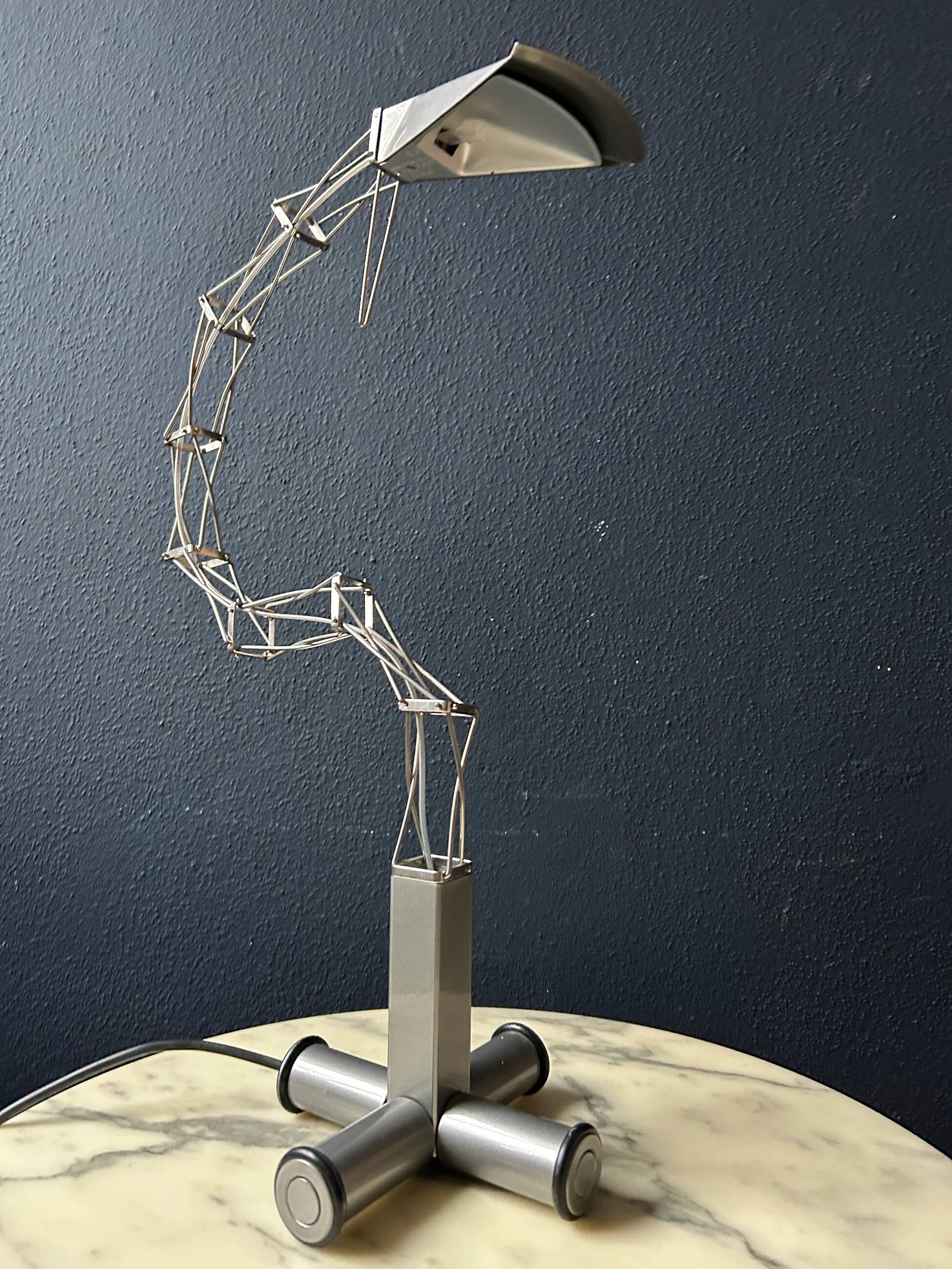 Halogen desk lamp "Multix" by Yaacov Kaufman for Lumina, Italy, 1980s