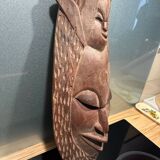 Masque art africain en acajou