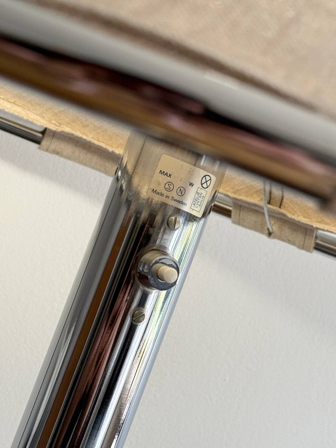 Atelje Lyktan Chrome Floor Lamp Anna Ehrner