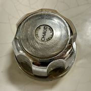 Floor washbasin from the 1930s in enamel of the brand JACOB DELAFON